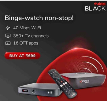 Airtel Android Xstream With High Speed Wi-Fi + Tv + OTT